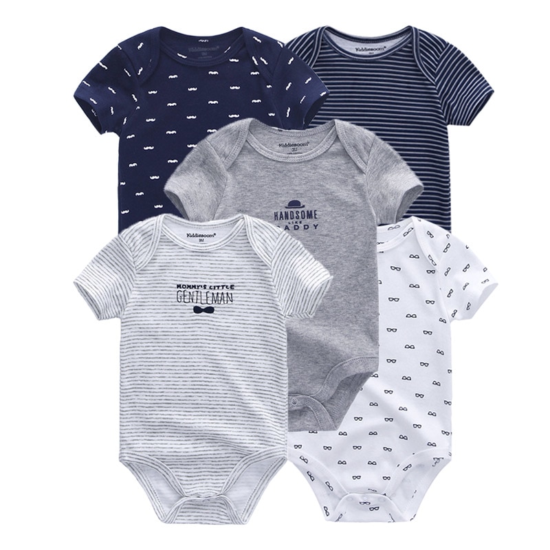 Baby Jumpsuit Daily Onesies Set (Set of 5)